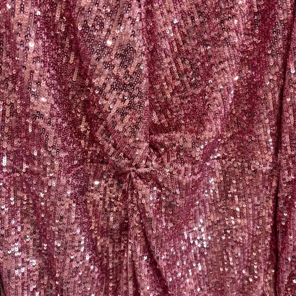 Lilly Pulitzer Estrella Sequin Dress Conch Shell Pink NWT - Picture 6 of 12
